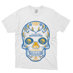 Golden State Warriors Skull Design Tees