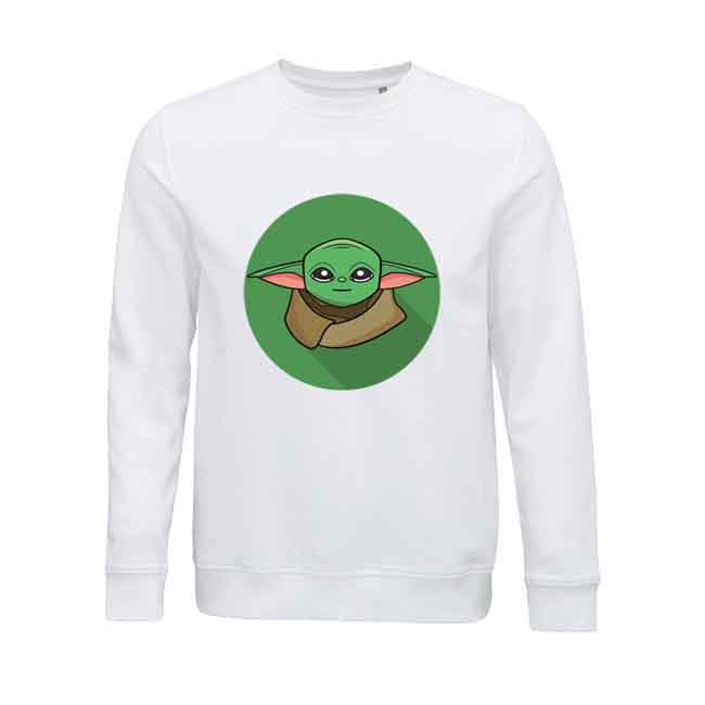 Baby Yoda Iconic Logo Sweat Shirts