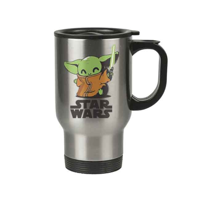 Star Wars Baby Yoda Silver Mug