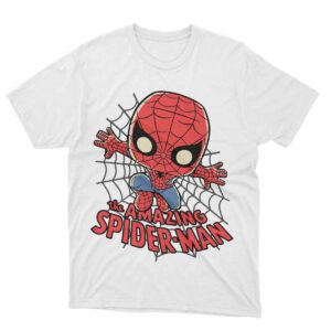 The Amazing Spiderman Caricature Design Tees
