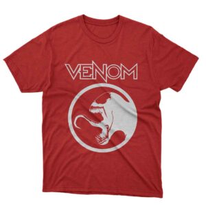 Venom White Design Comix Tees