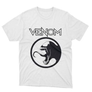 Venom Black Design Comix Tees