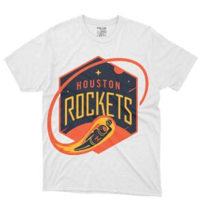 Houston Rockets Space Black Design Tees