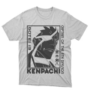 Kenpachi Kuruyashiki Eyepatch Black Design Tees