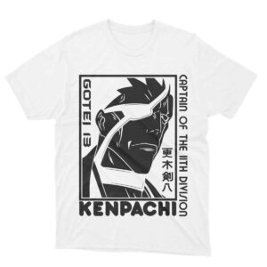 Kenpachi Kuruyashiki Eyepatch Black Design Tees