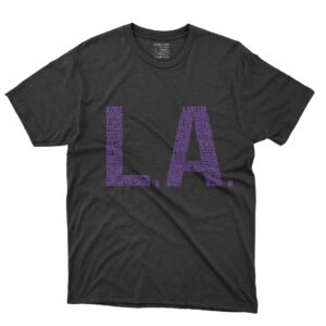 Los Angeles Lakers Rosters Design Tees