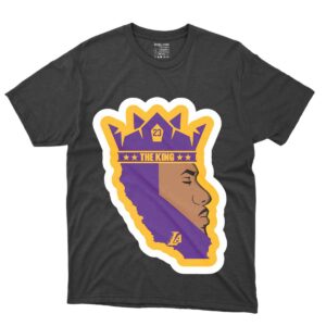 Los Angeles Lakers King Lebron Tees