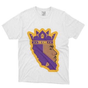 Los Angeles Lakers King Lebron Tees