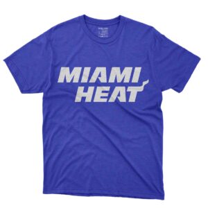 Miami Heat Text Design Tees