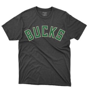 Milwaukee Bucks Text Design Tees