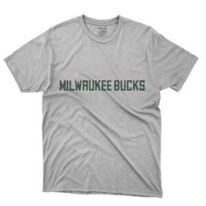 Milwaukee Bucks Text Design Tshirt