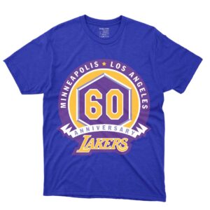 Minneapolis Los Angeles Lakers 60th Anniversary Tees