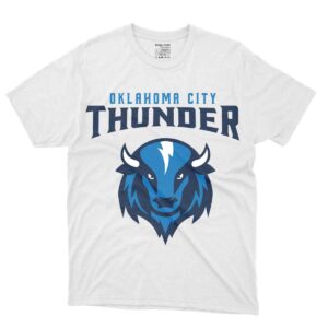 Oklahoma City Thunder Blue Bison Tees