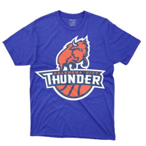 Oklahoma City Thunder Bison Logo Tees