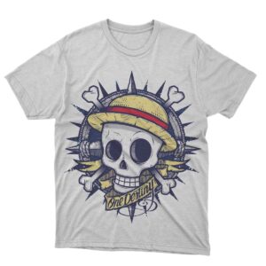 One Piece Skull Straw Hat Design Tees