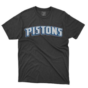 Detroit Pistons Text Design Tees