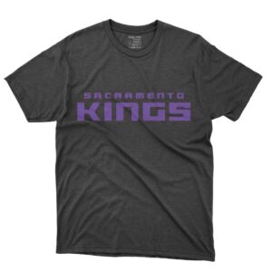 Sacramento Kings Text Design Tees