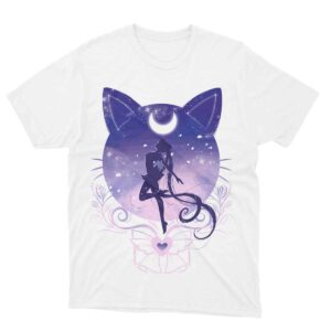 Sailor Moon Aesthetic Cat Design Tees