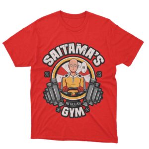 One Punch Man Saitama’s Gym Design Tees