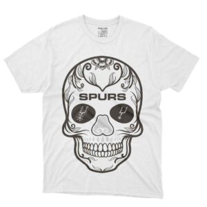 San Antonio Spurs Skull Design Tees