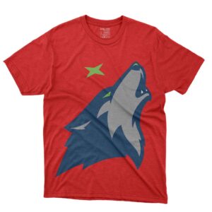 Minnesota Timberwolves Howling Design Tshirt