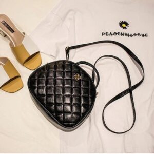 Synthetic Leather Patchwork Party Sling Bag