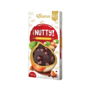 Dark Chocolate with Whole Hazelnuts – 100grams