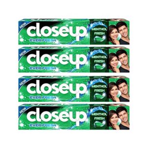 Close Up Toothpaste Green Gel Teeth Protection 120ml, 4pieces