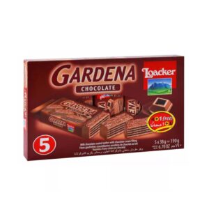 Loacker Gardena Chocolate Classic- 5pcs x 38 Grams