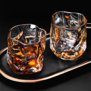 6Pcs Stylish Design High Quality Water Glasses Cups Drinking Whiskey Glasses