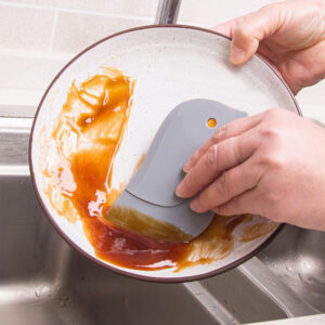 Multifunctional Penguin Shape Cleaning Scraper Dish Oil